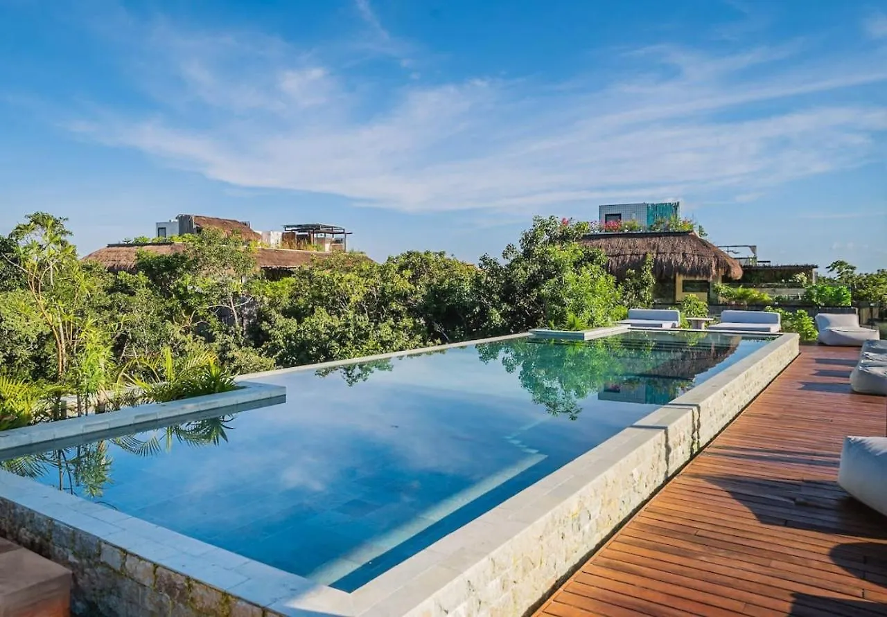 Romantic Garden Apt W Private Pool Spa Access Tulum Apartment